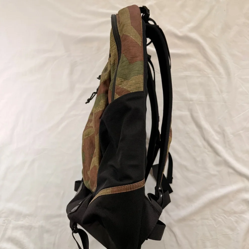 Burton Durable Goods Splinter Camo Backpack‎ Brown Green Rucksack Outdoor Travel